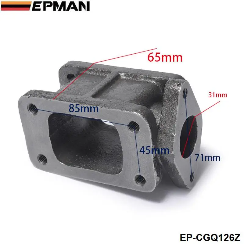 EPMAN Adaptador colector turbo T3 – brida descarga 38mm - imagen 2