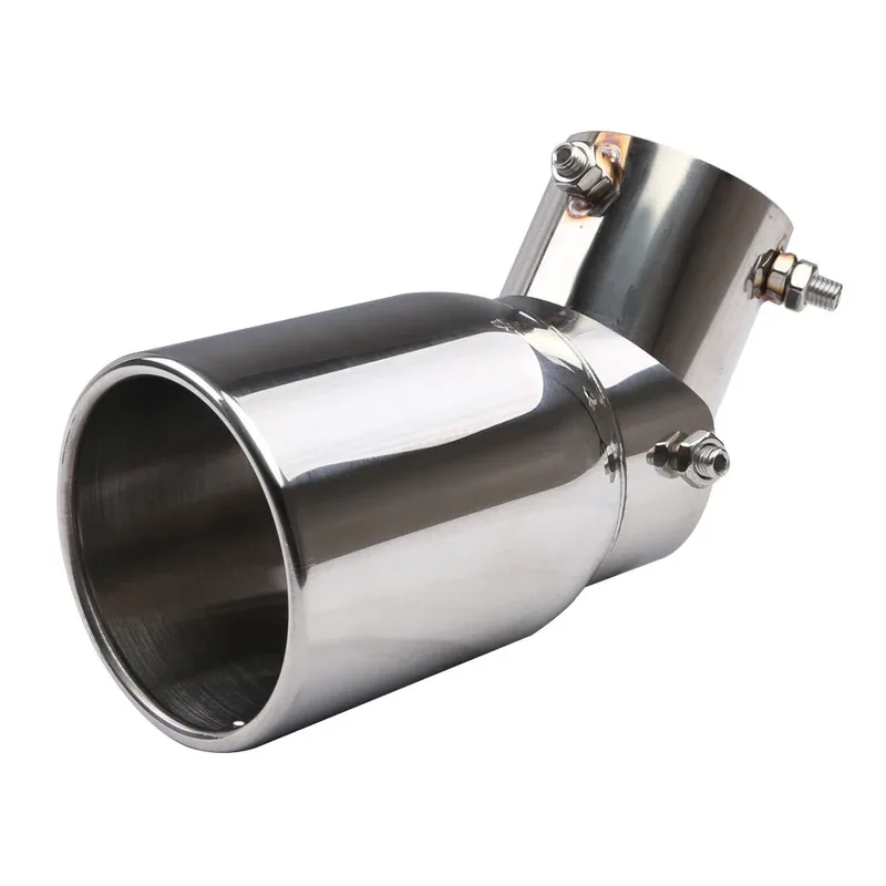 Punta de escape universal de acero inoxidable 63 mm ajustable - imagen 2
