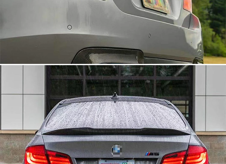 Alerón BMW 5 Series - Montaje final