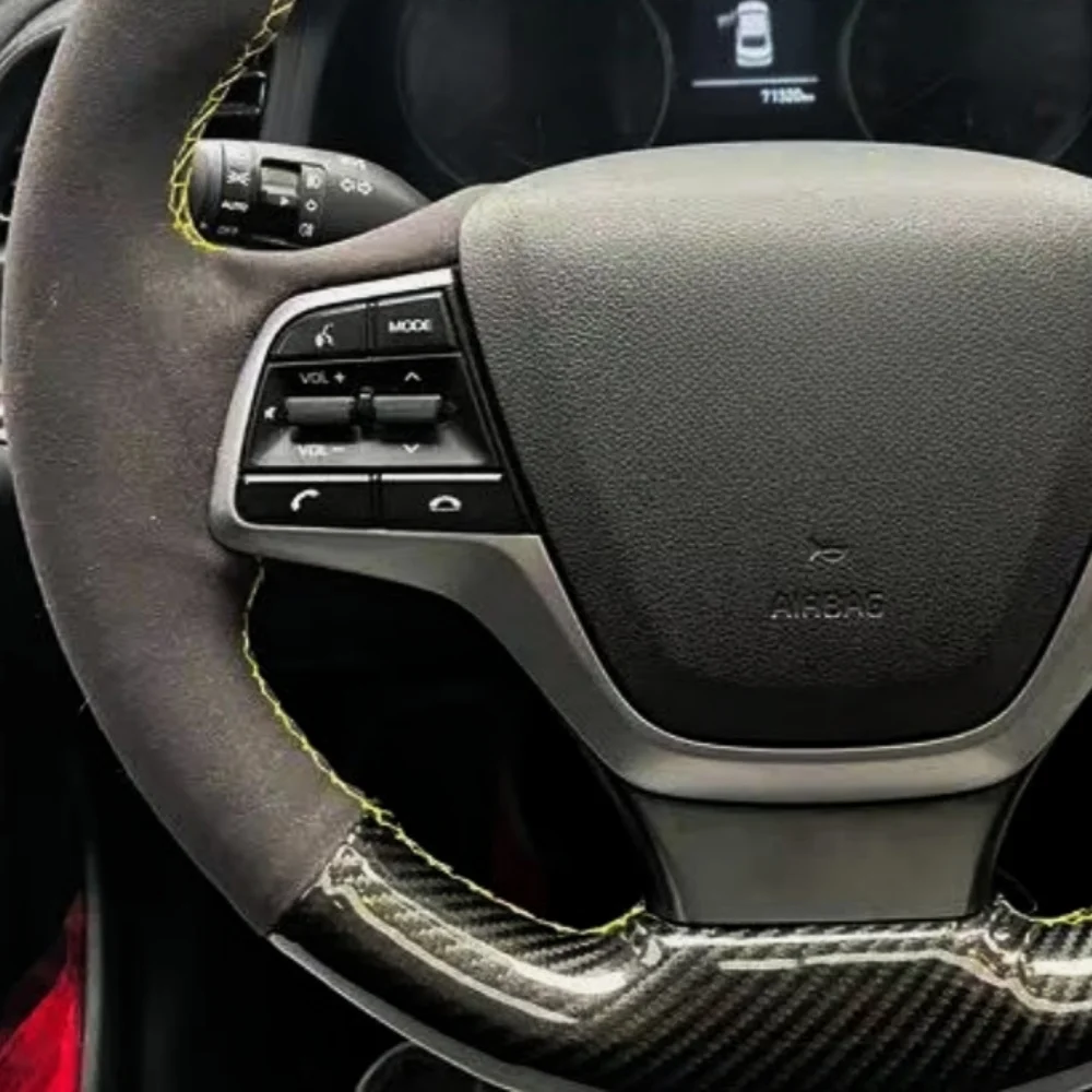 Funda volante trenzada Hyundai Elantra 4/Solaris 2016-2019 - imagen 2