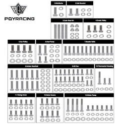 PQY-EMK01 Kit tornillería inoxidable para motor Chevrolet SBC
