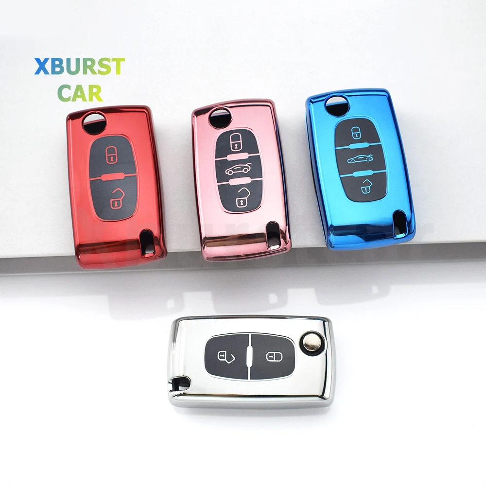 Funda de llave TPU para Peugeot y Citroen - 308/407/607/807/207/307 - imagen 2