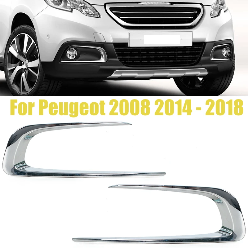 Parachoques delantero Peugeot 2008 2014-2018 con marcos antiniebla