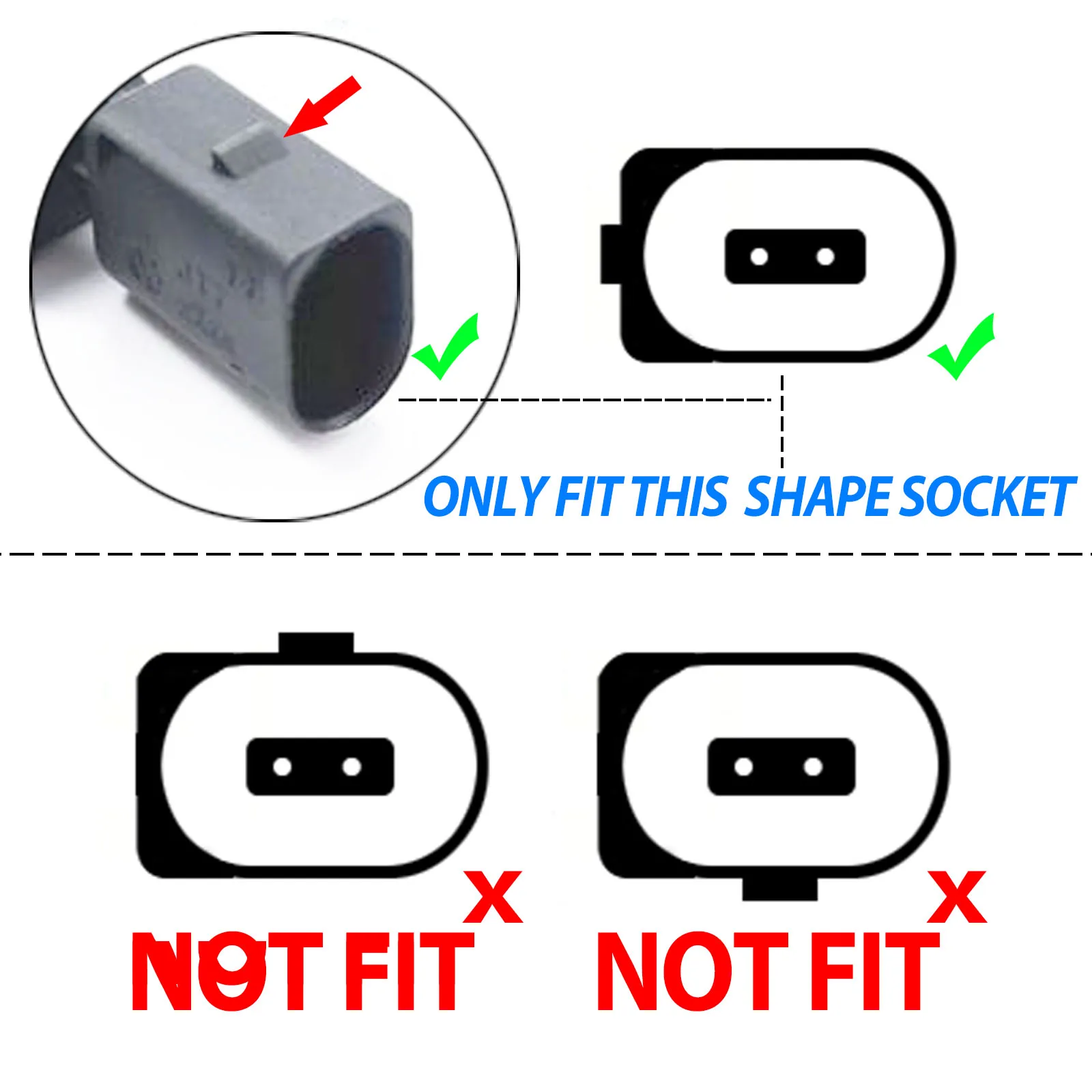 Conector precableado sensor ABS VW 6E0973702/8T0973702 (2 uds) - imagen 3