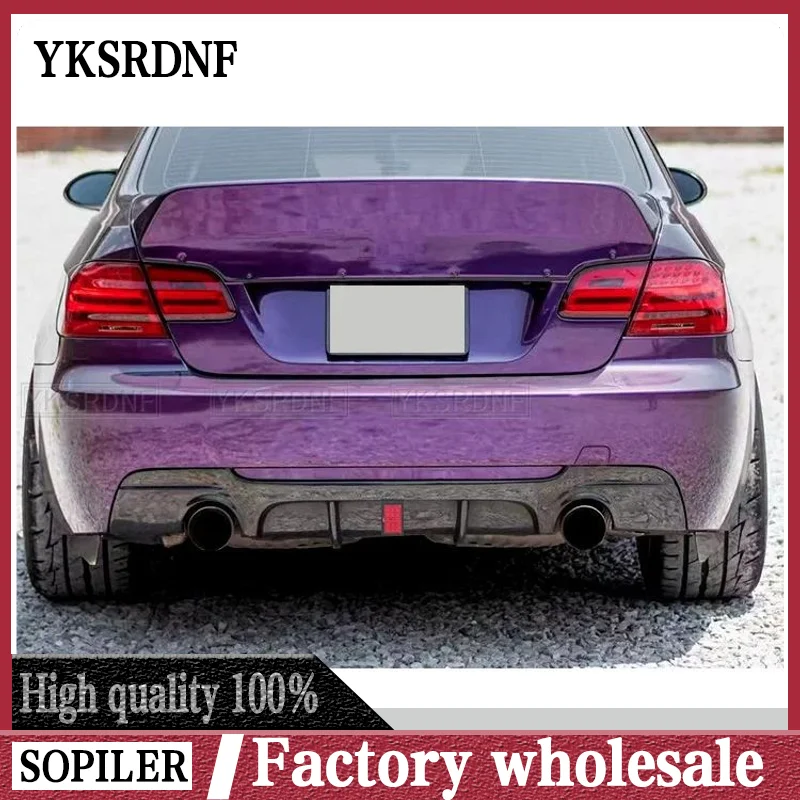 Difusor trasero negro ABS BMW Serie 3 E92/E93 M Tech