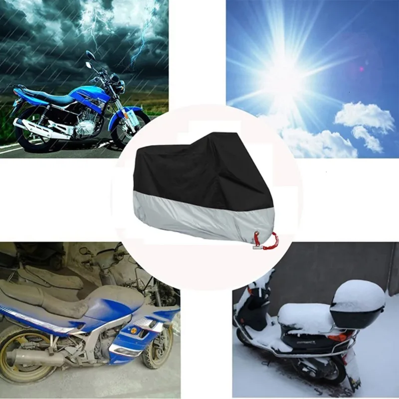 Cubierta impermeable moto con UV para scooter y bicicleta todo año - imagen 2