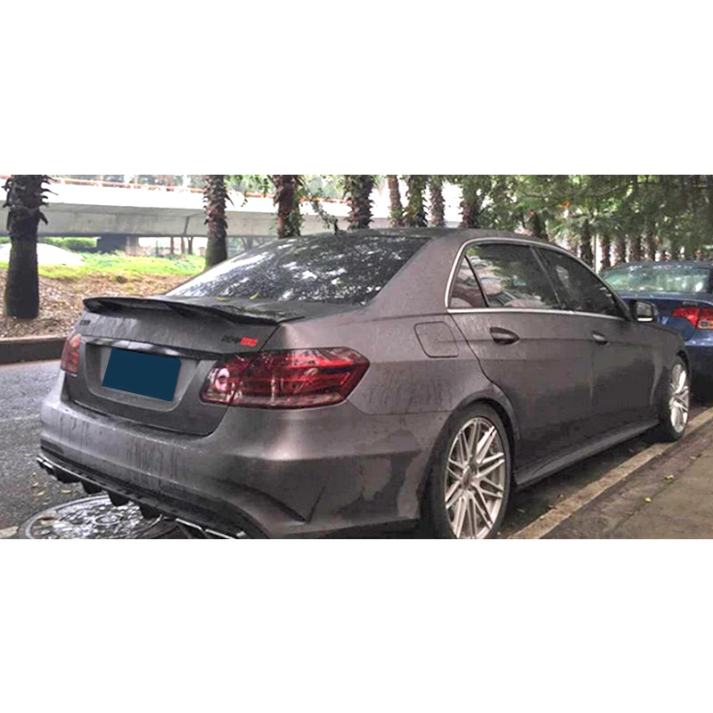Alerón de fibra de carbono para maletero, alerón trasero estilo R para Benz W212, E200, E260, E300, E350, E400, E500, 2009-2013, sedán de 4 puertas - imagen 3