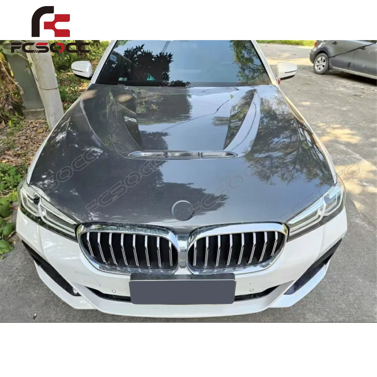 Capó delantero fibra de carbono estilo CS para BMW Serie 3 G20/G28 - imagen 5