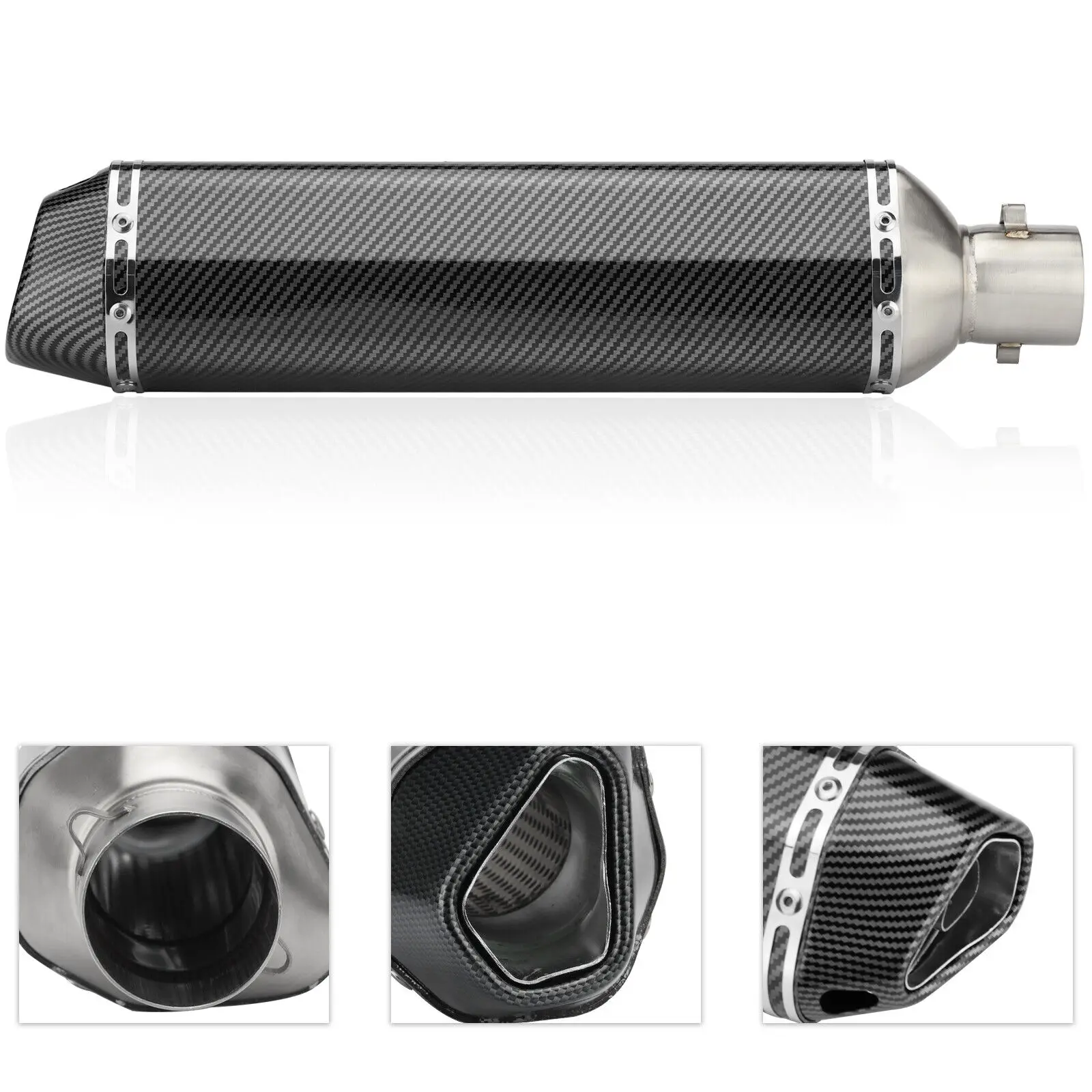 Silenciador escape universal 470 mm – Kawasaki Ninja 650 - imagen 5