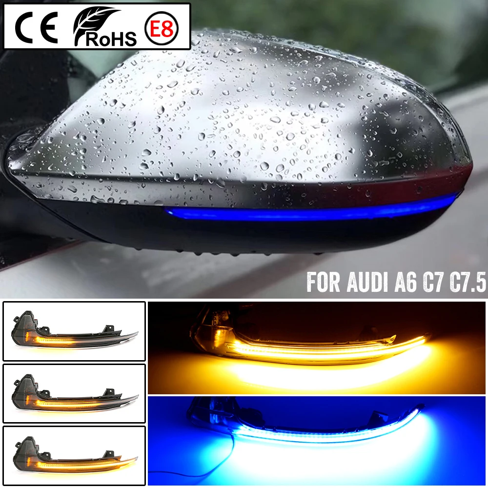 Audi A6 C7 S6 intermitente dinámico LED lateral de retrovisor