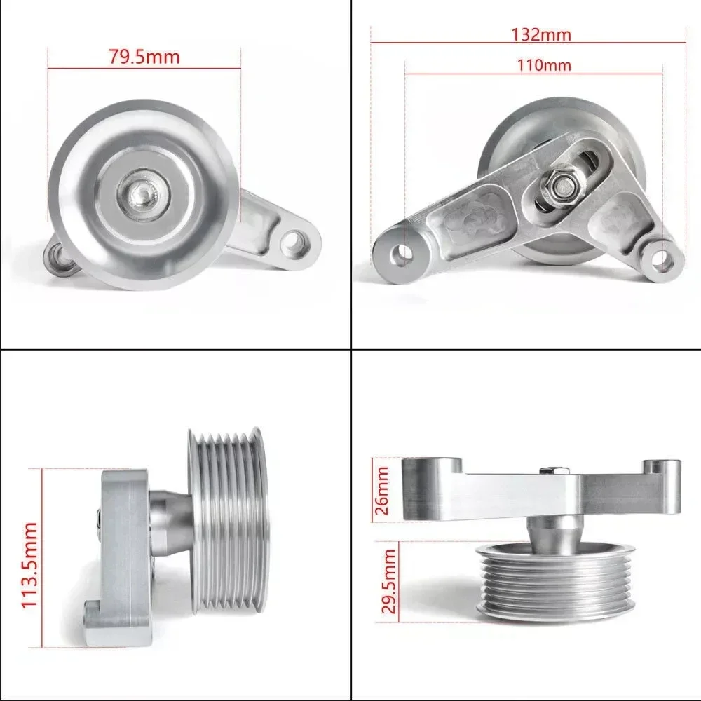 Kit polea tensora ajustable para motor K24 de Honda Civic e Integra - imagen 2