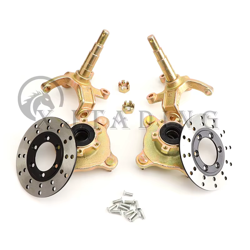 Manguetas de dirección para buggy, kart y quad, 4x110, disco 130 mm - imagen 3