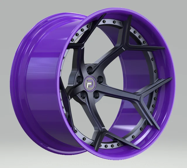 Llantas forjadas Vossenn 22" 5x114,3 Hyper Black – Rolls Royce - imagen 3