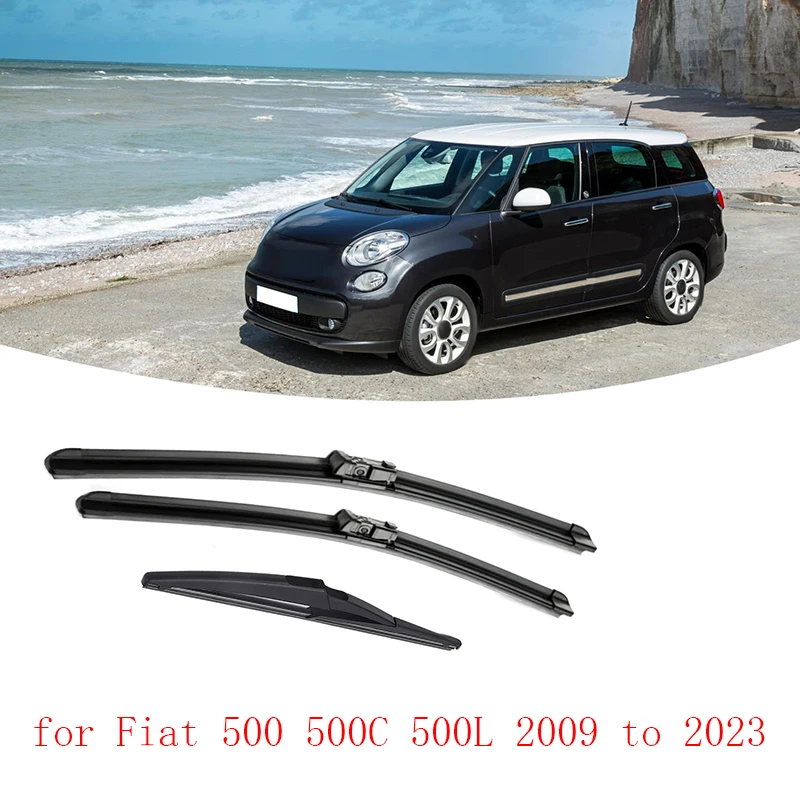Limpiaparabrisas delantero y trasero Fiat 500C/500L 2009-2023
