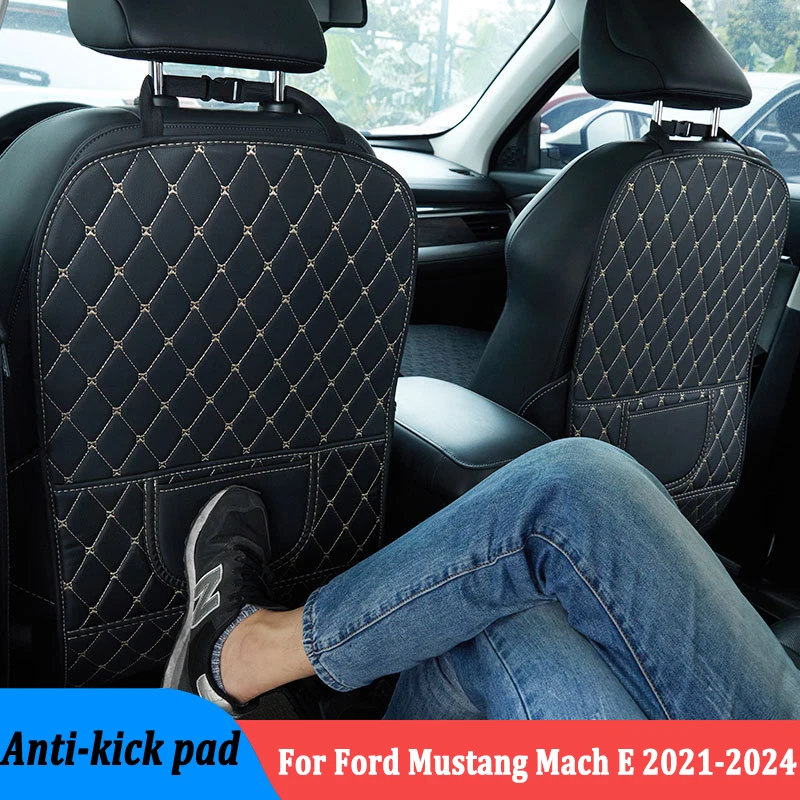 Alfombrilla antipatías de cuero para respaldo – Ford Mustang Mach-E 2021-2024