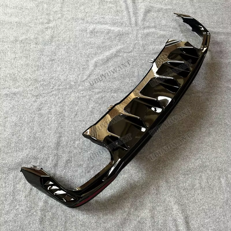Difusor trasero negro para Audi A4 B9 S-Line