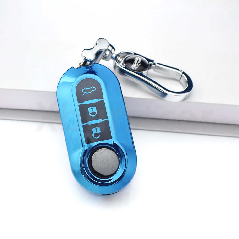 Funda de llave plegable TPU para Fiat 500, 500L, Panda y Ducato - imagen 4