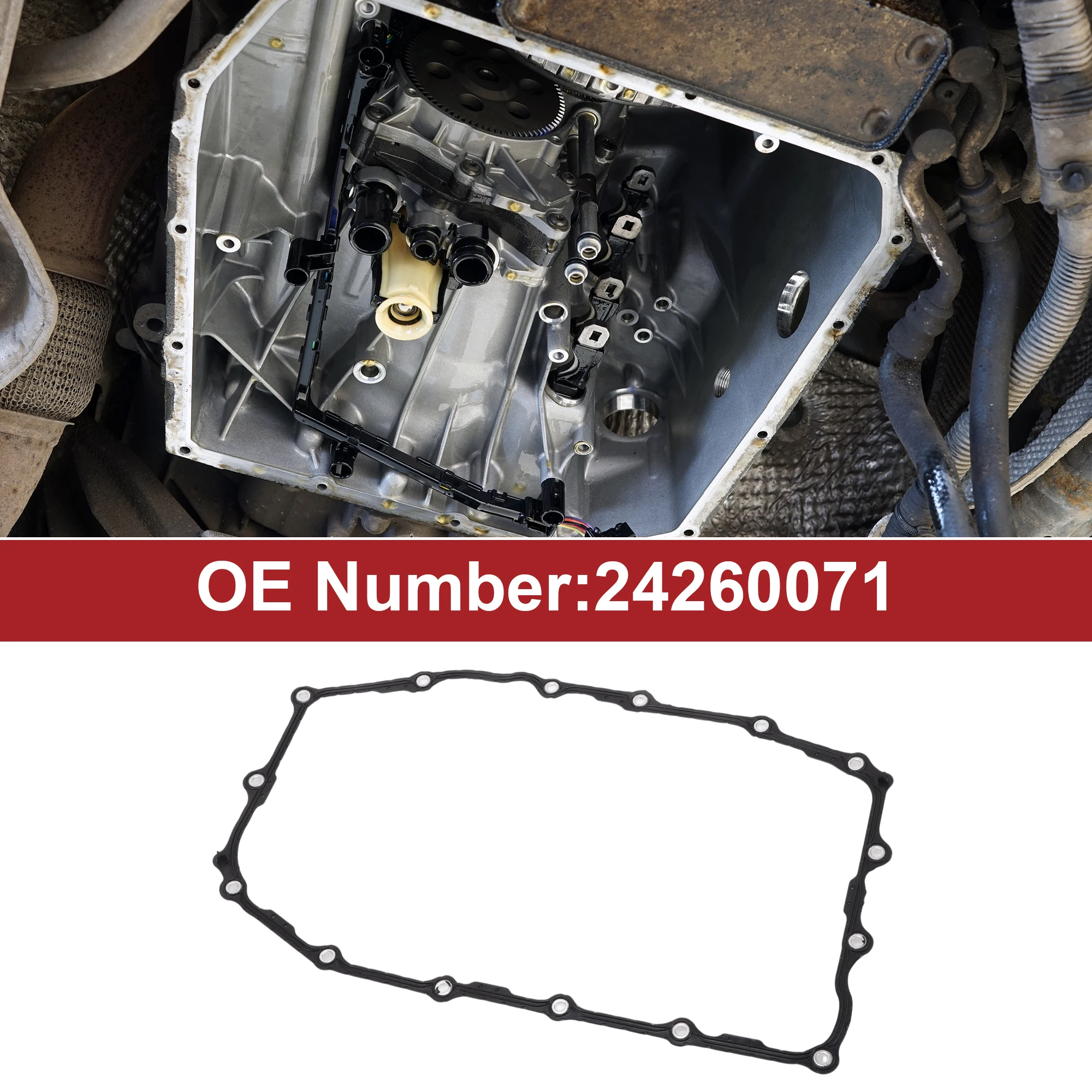X Autohaux No.24260071 junta de cárter de aceite de filtro de transmisión de coche para Cadillac Escalade 2015-2017 para Cadillac ATS 2016-2019 - imagen 3