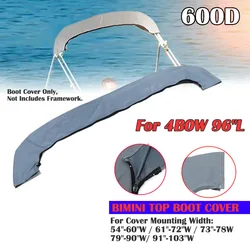 Funda impermeable bimini barco 4 arcos Anti-UV polvo 600D