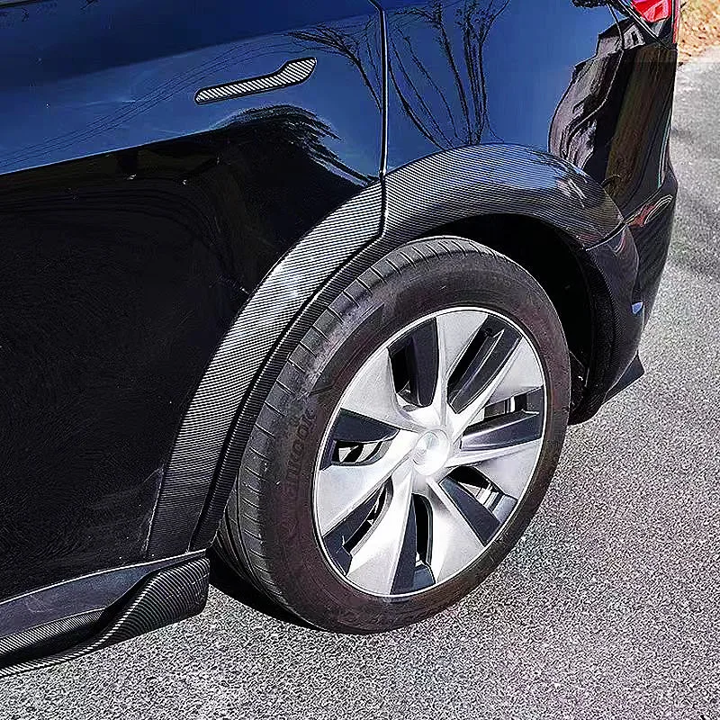 Guardabarros ancho para Tesla Model Y en carbono - accesorio tuning - imagen 2