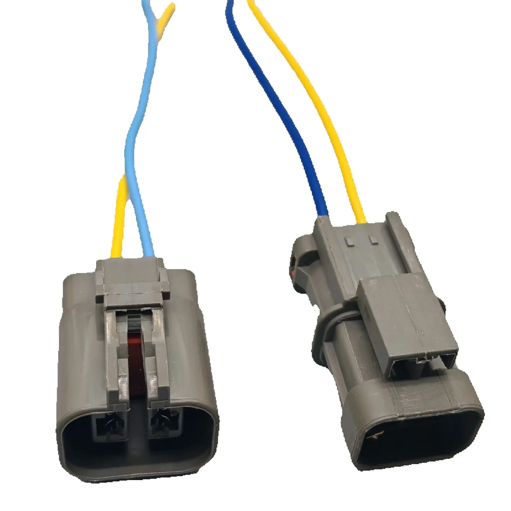 Conector eléctrico 2 pines 6,3mm macho hembra para coche
