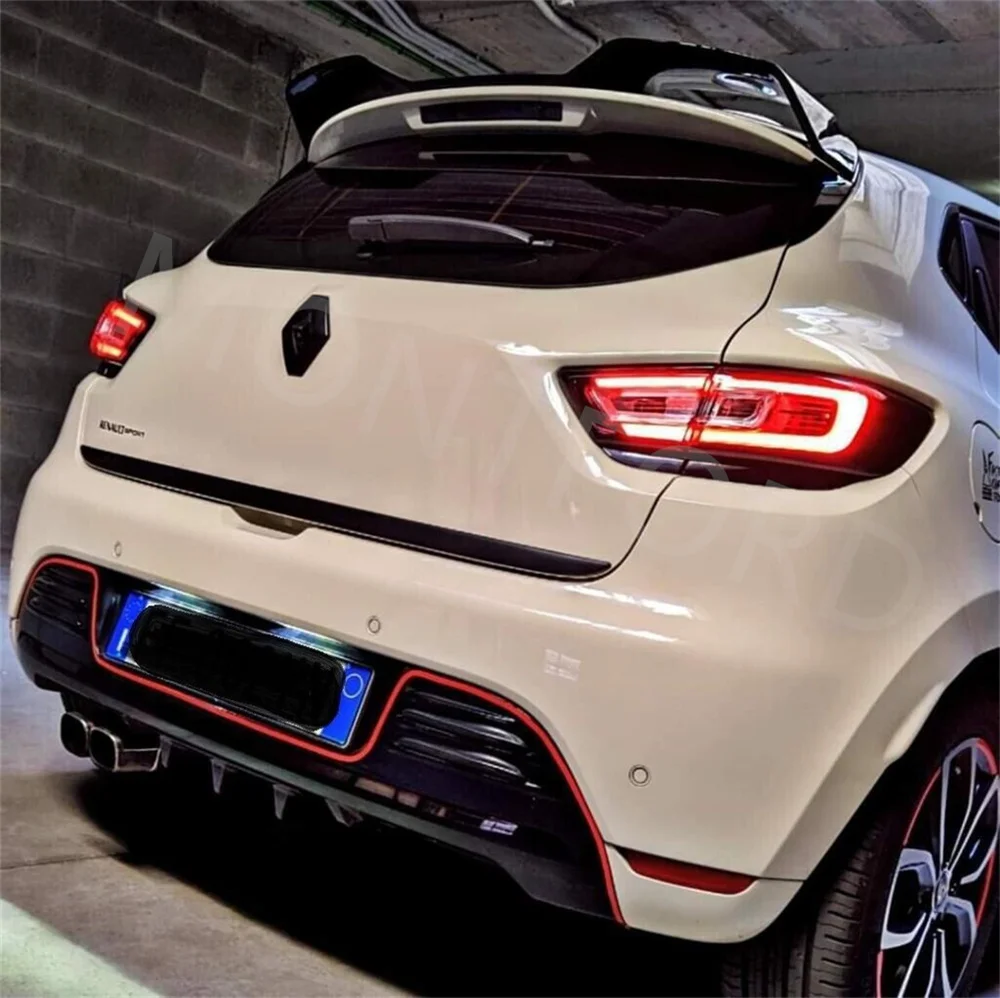Alerón techo fibra carbono Renault Clio MK4 2013-2018 estilo V - imagen 2