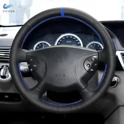 Trenzas cuero cubrevolante Mercedes Clase E W211 2002-2007