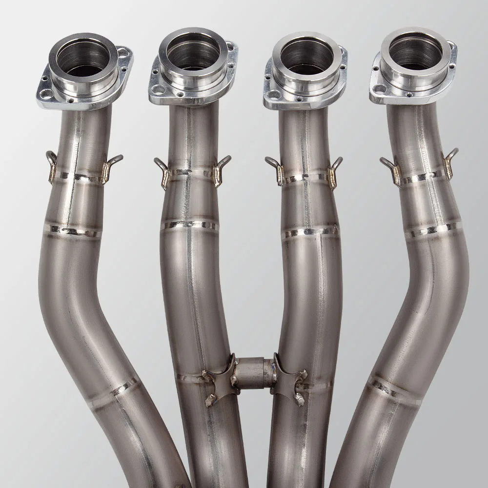 Para Yamaha R1 2015-2025 años Escape de motocicleta sistema completo de titanio colector punta de carbono silenciador Kit de Escape de carreras - imagen 4