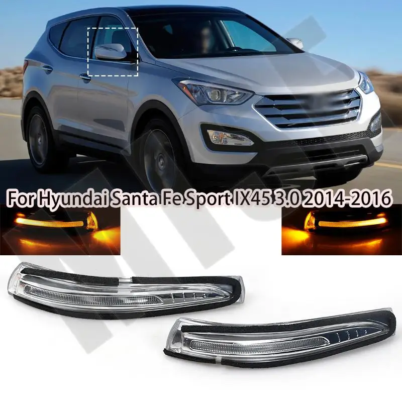 2W000 luz intermitente LED espejo retrovisor Hyundai Santa Fe Sport