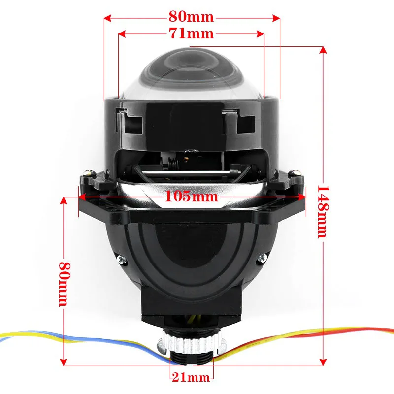 Lentes Proyector LED VAHID 3'' 12V Bi-Foco Para Hella 3R - imagen 3