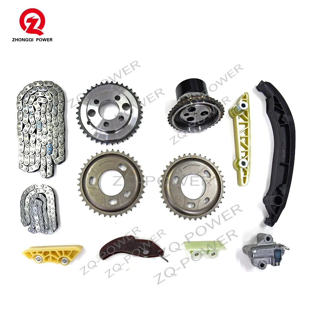Vista frontal del kit de cadena de distribución