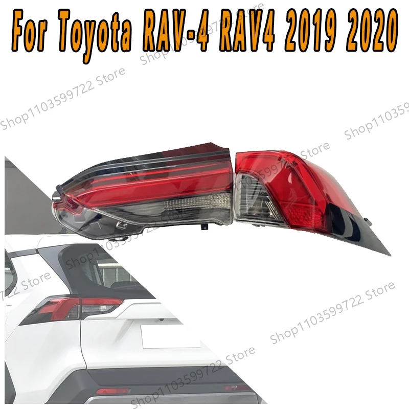 Luces traseras Toyota RAV4 2019-2020 europea con intermitentes y freno