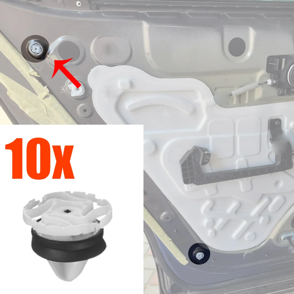Remache panel puerta Peugeot 208, 308, 508 y 2008