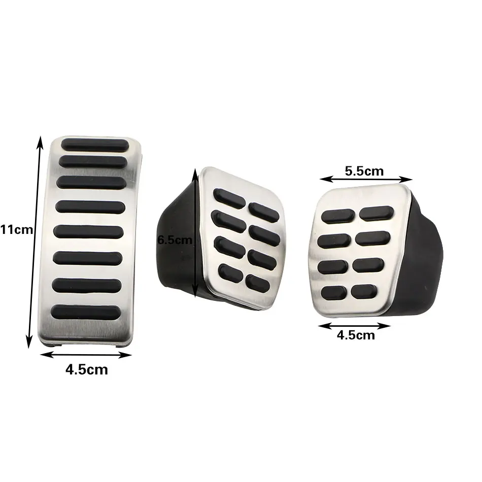 Almohadillas de pedal para Volkswagen Golf 4, Polo, Jetta y Octavia - imagen 2