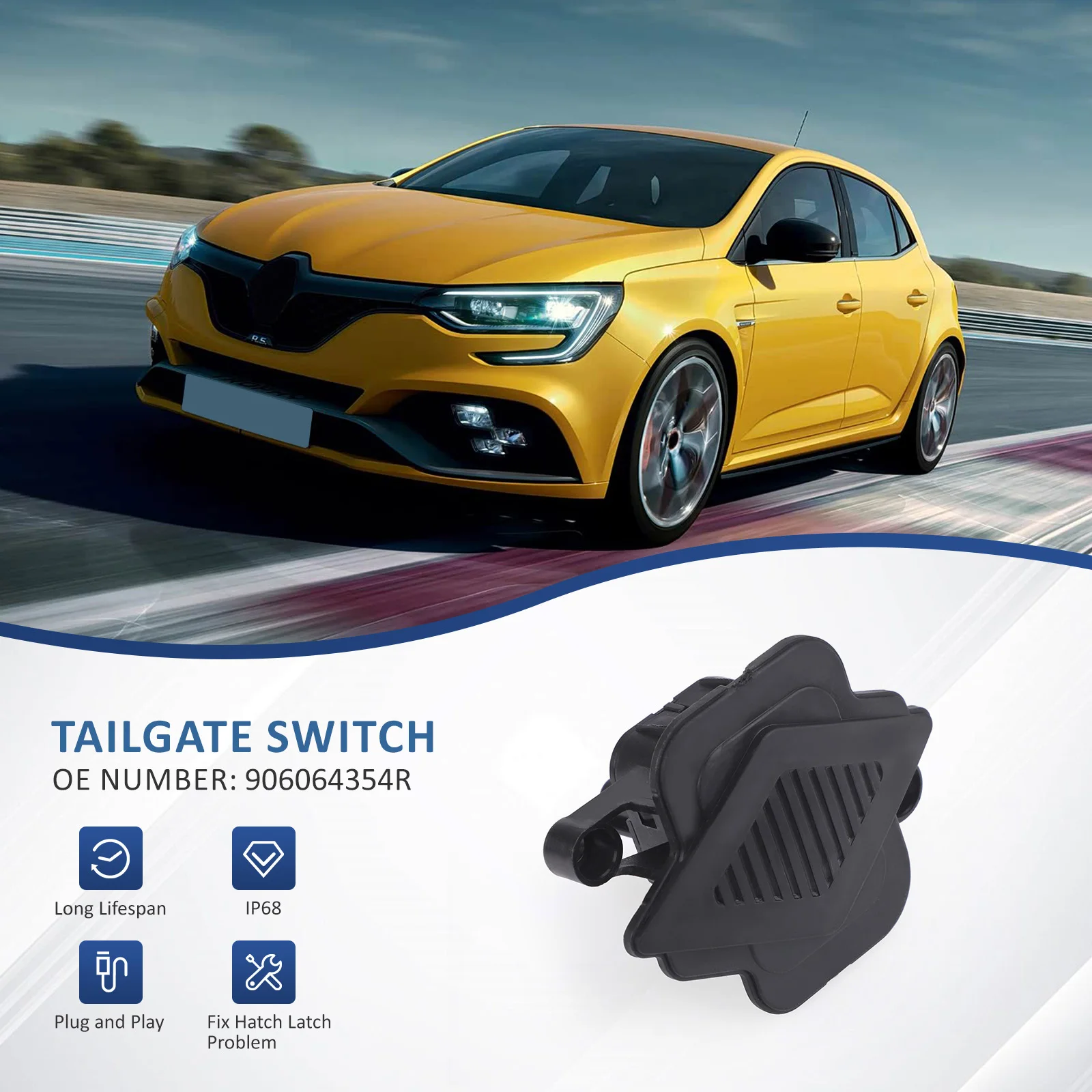 Interruptor cierre maletero 90606-4354R – Renault Mégane IV 2016-2019 - imagen 3