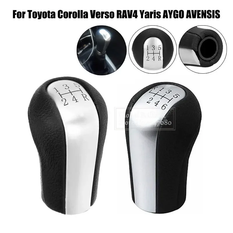 Pomo de cambio manual de 5/6 velocidades para Toyota Corolla, Yaris y RAV4 - imagen 3