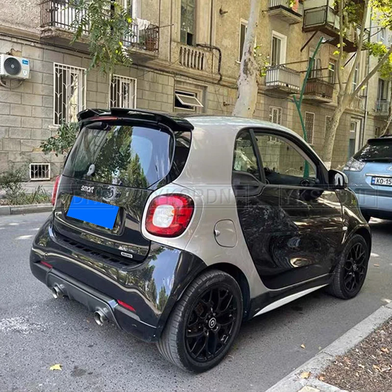 Alerón de plástico ABS sin pintar para Mercedes Benz Smart Fortwo Fourfour 453