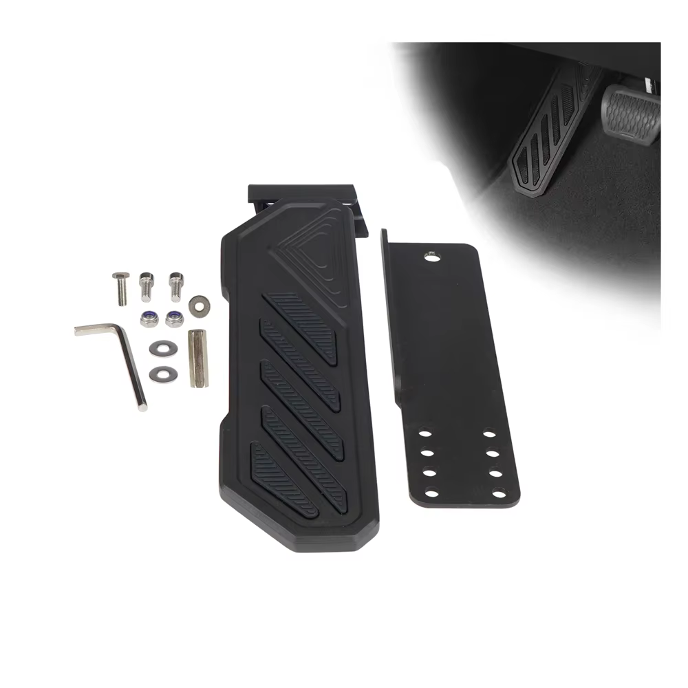 Reposapiés negro antideslizante para Jeep Wrangler y Gladiator