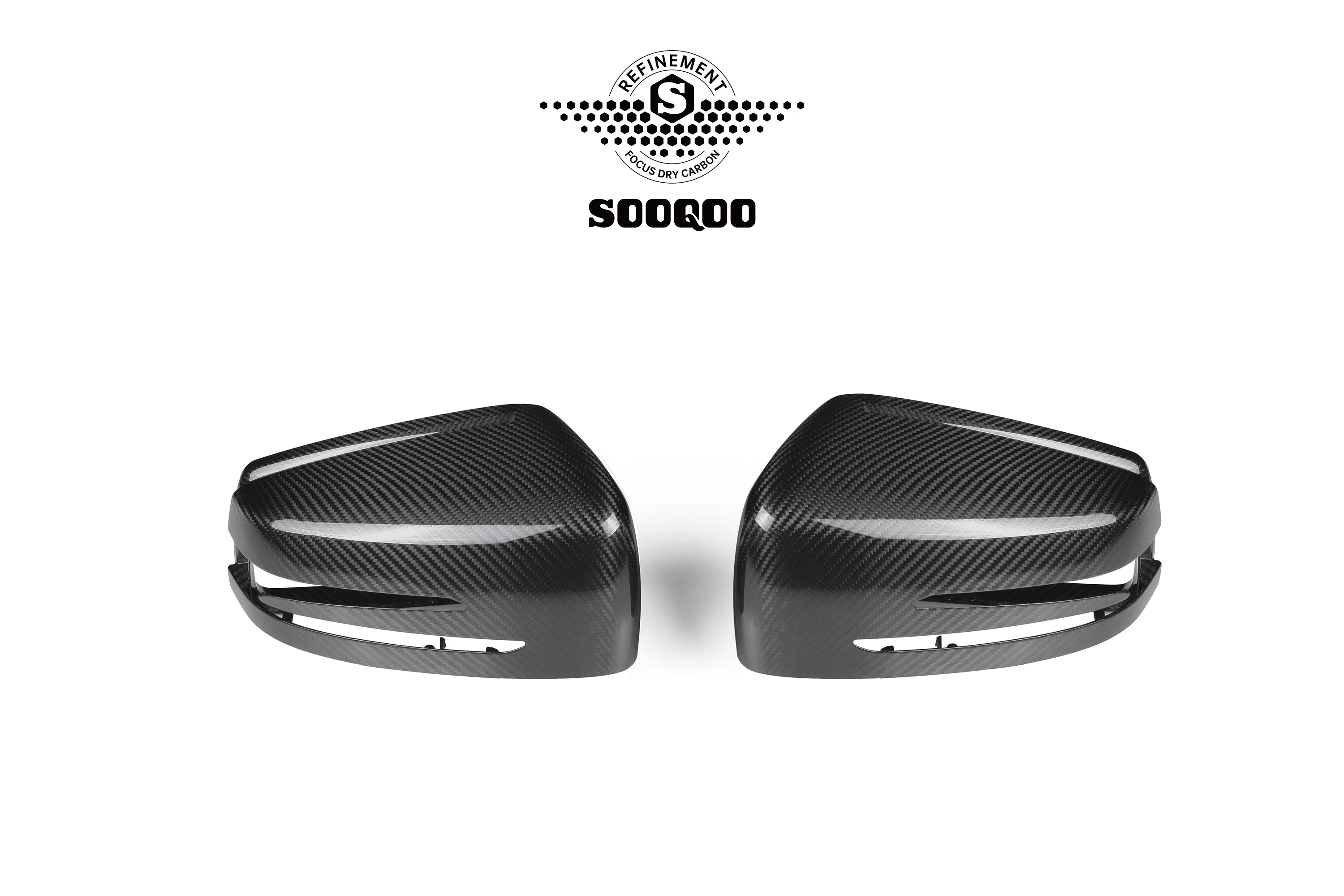 Tapas de espejo fibra carbono OEM – Mercedes W204/W212/W207 2010-2016 - imagen 3