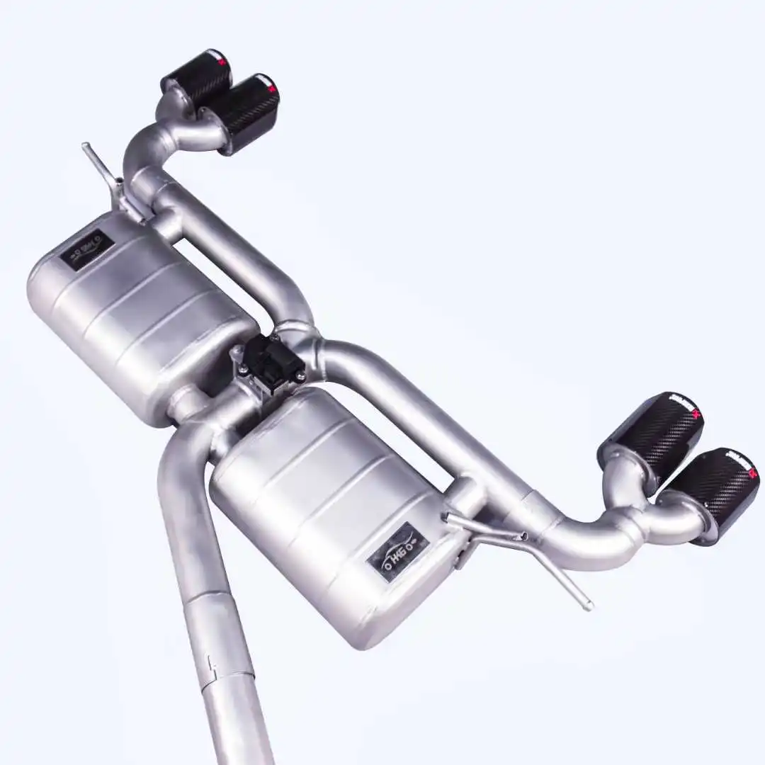 Sistema catback con válvula eléctrica para VW Golf VII, inox 304 - imagen 4