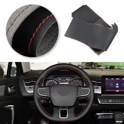 Funda de volante cosida a mano para Citroën C3, Aircross y Berlingo