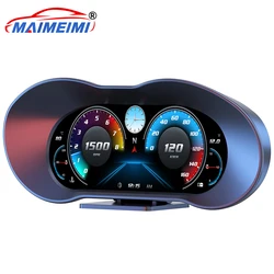 Ordenador OBD con GPS y medidor LCD de temperatura y combustible