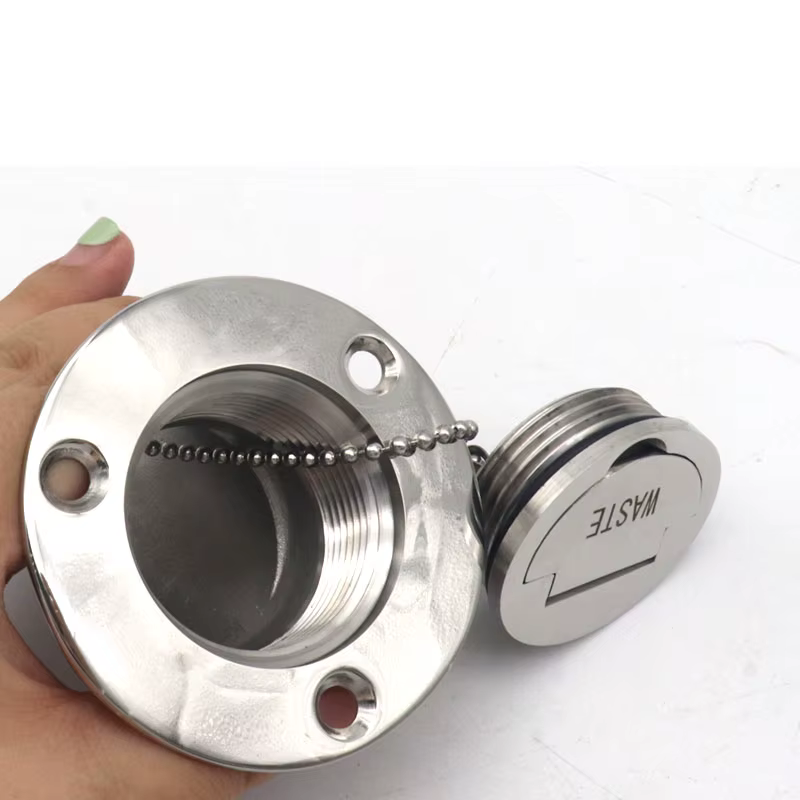 Tapa de llenado náutica de acero inoxidable 316 para barco - imagen 4