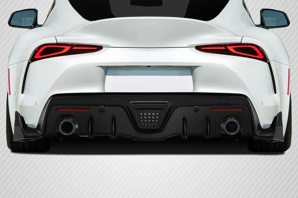 Vista del alerón trasero para Toyota Supra