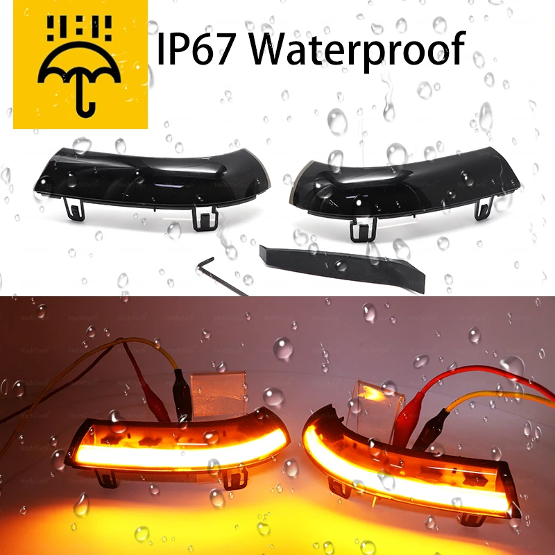 Intermitente LED dinámico para retrovisor – VW Golf 5 Jetta Passat - imagen 4