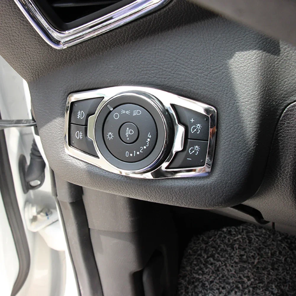 Pegatinas acero inoxidable interruptor luces Ford Focus III - imagen 2