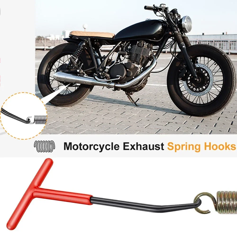 Extractor de resortes de escape para motocicleta, mango en T - imagen 2