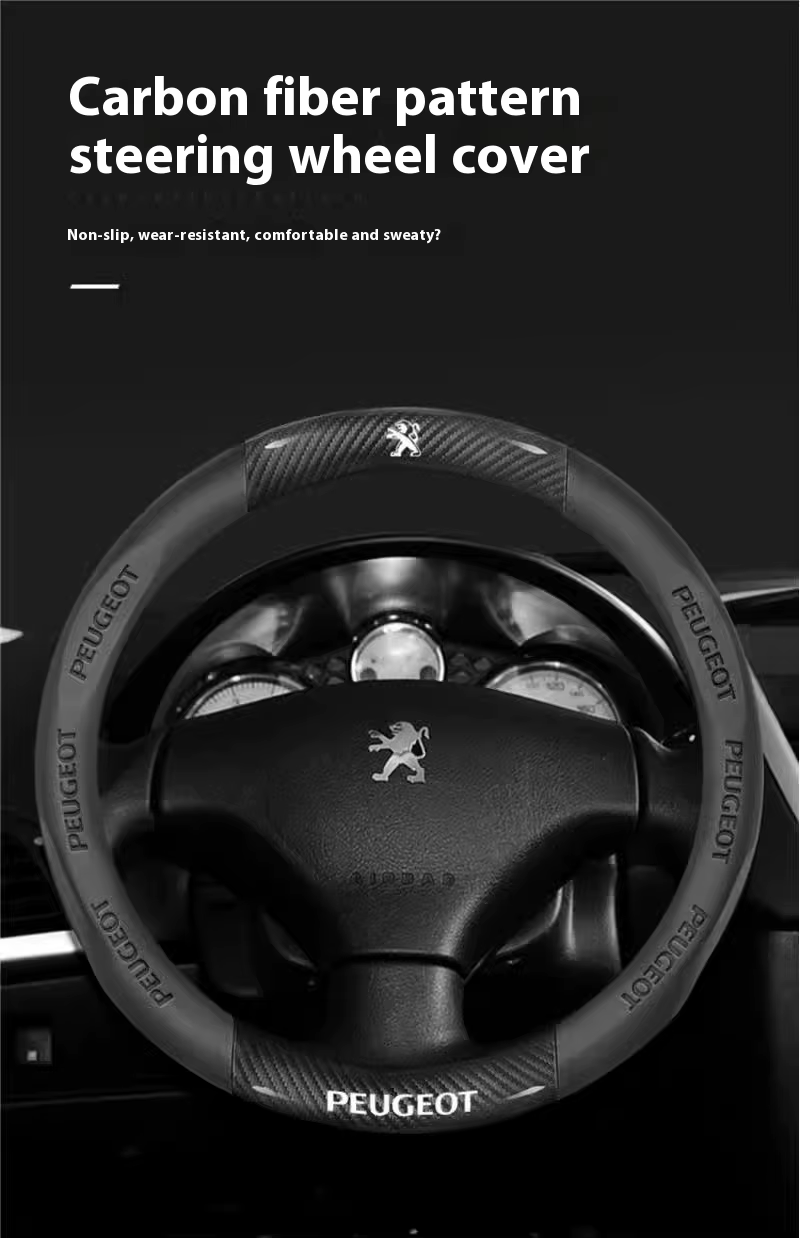 Cubrevolante de cuero compatible con Peugeot 107, 206, 207 y 308 - imagen 3