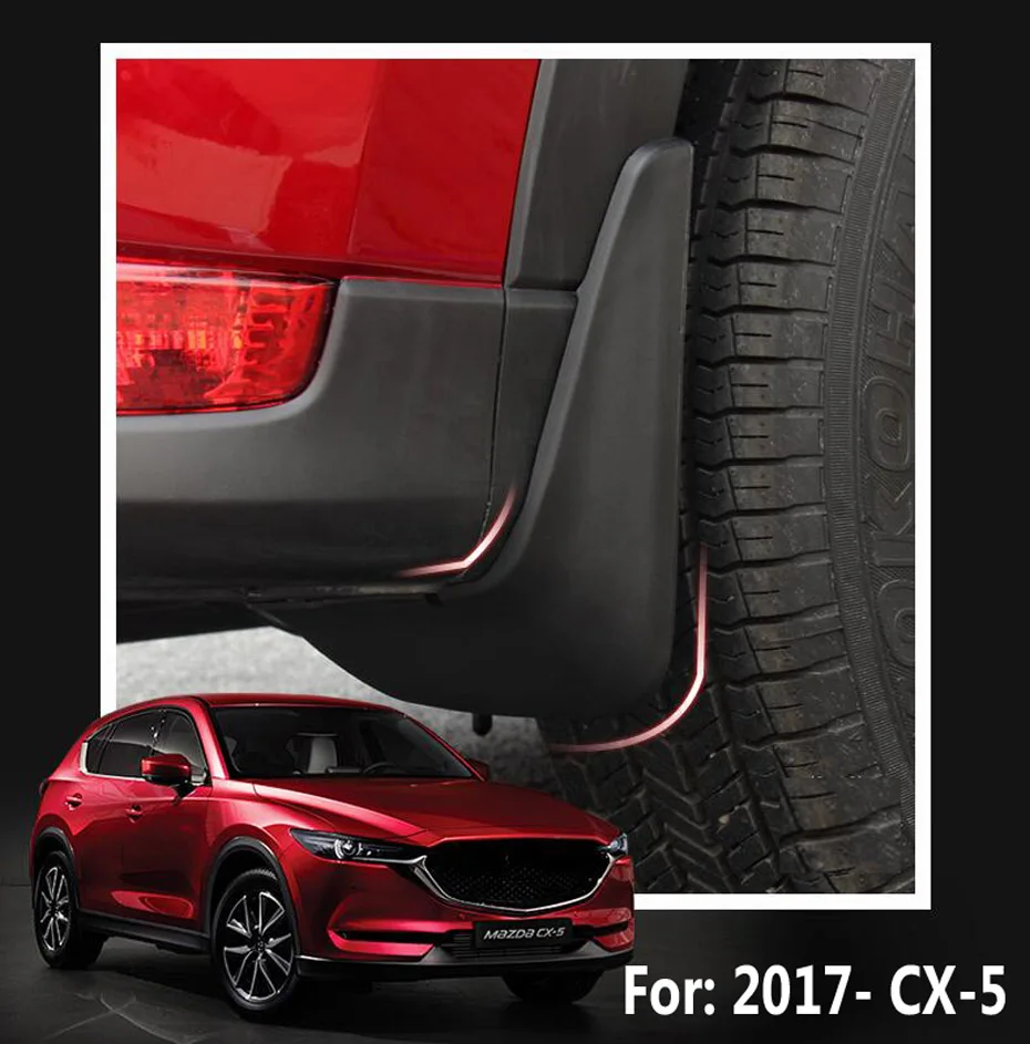 Faldillas guardabarros Mazda CX-5 2017-2021 delantero y trasero - imagen 4