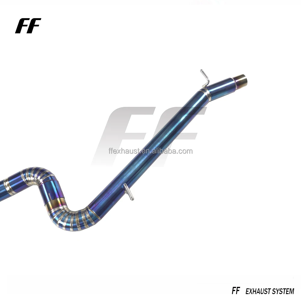 Escape catback de titanio para VW Golf R MK7 MK7.5 MK8 2.0 T 2019-2022 - imagen 4